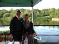 TotallySporty supporter meets Colin Montgomerie, the Ryder Cup Captain at Silvermere Golf Club Surrey- 2nd Sept 2010